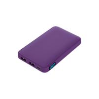 Внешний аккумулятор с подсветкой Ancor 5000 mAh, фиолетовый Внешний аккумулятор с подсветкой Ancor 5000 mAh, фиолетовый