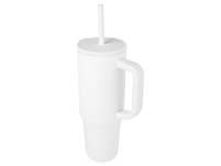 Brady термостакан с силиконовой трубочкой, 900 мл, сертифицированный согласно RCS- Белый