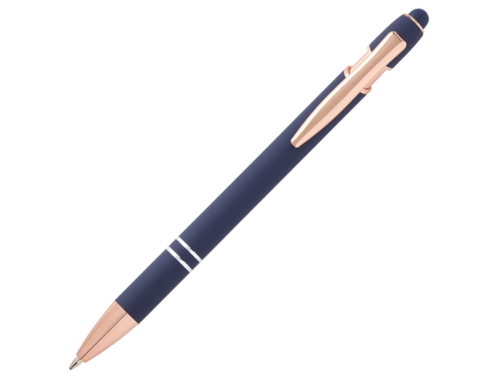 Nanna шариковая ручка с отделкой из розового золота - Синий (черные чернила)
