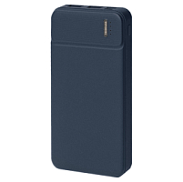 Универсальный аккумулятор Flash 10 (10000 мАч) с подсветкой и soft touch,синий,13,7х6,87х1,55 мм, синий