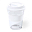 Стакан COLOR с силиконовой крышкой, белый
