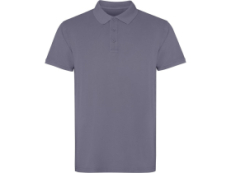 Рубашка поло Cobain унисекс, серо-голубой выстиранный