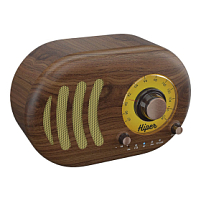 Колонка беспроводная RETRO S, цвет коричневый , коричневый Колонка беспроводная RETRO S, цвет коричневый , коричневый