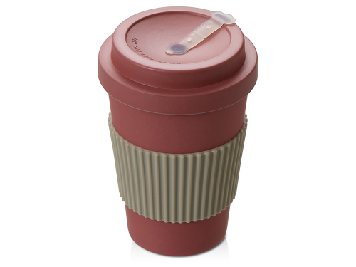 Термокружка Muffin из натуральных волокон, пыльно-розовый