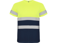 Футболка Delta мужская, нэйви/неоновый желтый
