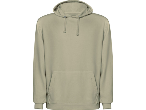 Толстовка с капюшоном KENIA унисекс, светлый хаки выстиранный