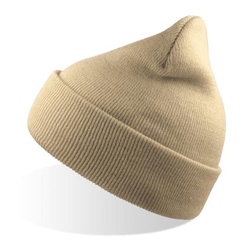 Шапка вязаная  двойная Wind-S, бежевый