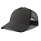 Бейсболка RAPPER COTTON-S, 5 клиньев, пластиковая застёжка, темно-серый, черный