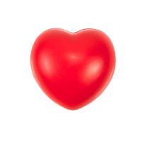 Антистресс  "Сердце"; красный; 7,2 х 7 х 5,1 см; вспененный каучук;, красный