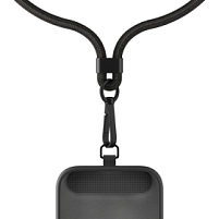 Универсальный ремешок для телефона VONMAHLEN Infinity Go, черный