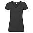 Футболка женская "Lady-Fit V-Neck T", черный