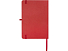 Teak блокнот А5 из переработан. материала в твердой обложке с линован. страницами - Красный