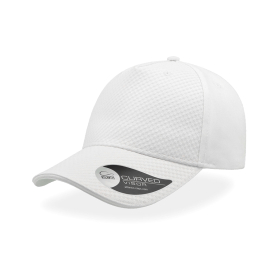 Бейсболка GEAR, 5 клиньев, застежка на липучке, белый