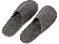 Тапочки для бани и сауны Healing, графит