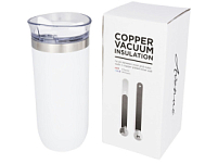 Вакуумная герметичная термокружка Twist, белый Вакуумная герметичная термокружка Twist, белый