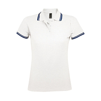 Поло женское PASADENA WOMEN 200, белый, темно-синий Поло женское PASADENA WOMEN 200, белый, темно-синий