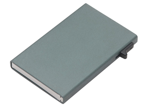 Картхолдер Florence с RFID- защитой из алюминия, цвет оружейной стали