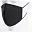 Бесклапанная фильтрующая маска RESPIRATOR 800 HYDROP черная без логотипа в черном пакете, черный, черный