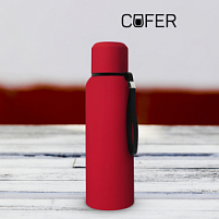 Термос S-travel New софт-тач с датчиком температуры 750 мл (красный)