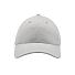 Бейсболка UNI-CAP PIQUET, без панелей и швов, без застежки, серый