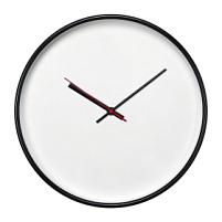 Часы настенные ChronoTop, черные Часы настенные ChronoTop, черные