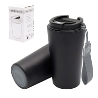 Термокружка Surprise To Go с индикатором, Черный/серый