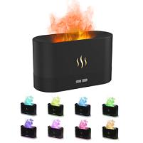 Светодиодный USB увлажнитель-ароматизатор Flame RGB, Черный