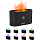 Светодиодный USB увлажнитель-ароматизатор Flame RGB, Черный