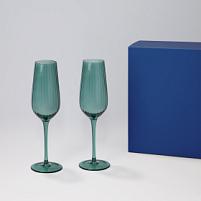 Подарочный набор 2 бокала для шампанского Capri в синей коробке Подарочный набор 2 бокала для шампанского Capri в синей коробке
