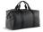 Сумка дорожная BUGATTI Elsa, чёрная, воловья кожа/полиэстер, 47х22х24 см