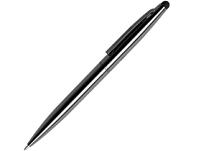 Ручка шариковая металлическая «Glory» со стилусом, цвет: серебристый, серый