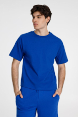 Футболка унисекс оверсайз T3, синяя