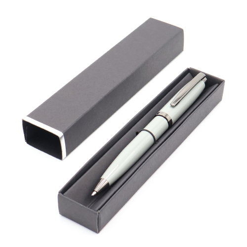 Ручка Betty в коробке Cradle чёрной с серебристым, Серый