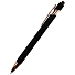 Ручка металлическая Brina софт-тач, Черный