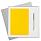 Подарочный набор Rain, желтый (ежедневник, ручка)