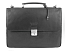 Портфель BUGATTI Romano 15'', чёрный, натуральная воловья кожа, 39х8х30 см