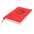 Блокнот A5 Donnie в мягком переплёте c карманом для ручки, Красный