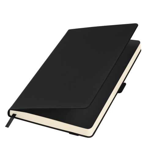 Ежедневник Альфа (Alpha) недатированный, черный/черный