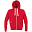 Толстовка на молнии NEVADA 280, красный