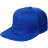 Бейсболка Snapback с прямым козырьком, ярко-синяя