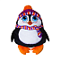 МЯГКАЯ ИГРУШКА ПИНГВИНЕНОК ТЕО 1500 г. (2000), Мультиколор