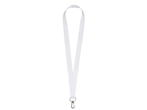 Ланъярд 2 см под сублимацию с трендовым карабином, серебристый