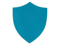 ПАТЧ ЩИТ nubuk (голубой) 6,6 х 5,5 см