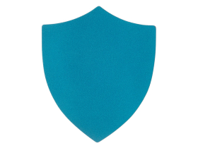 ПАТЧ ЩИТ nubuk (голубой) 6,6 х 5,5 см