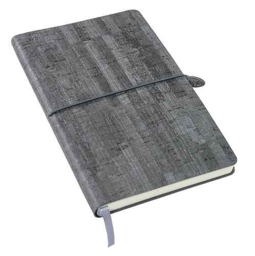 Ежедневник недатированный WOODY, формат А5, темно-серый