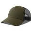 Бейсболка RAPPER COTTON-S, 5 клиньев, пластиковая застёжка, оливковый, черный