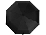 Зонт-автомат Lumet с куполом из переработанного пластика, черный