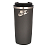Термокружка вакуумная Palermo, серая, гладкая поверхность