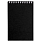 Блокнот Dali Mini в клетку, черный