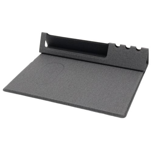 Коврик для мышки с беспроводной зарядкой Rolter, Серый